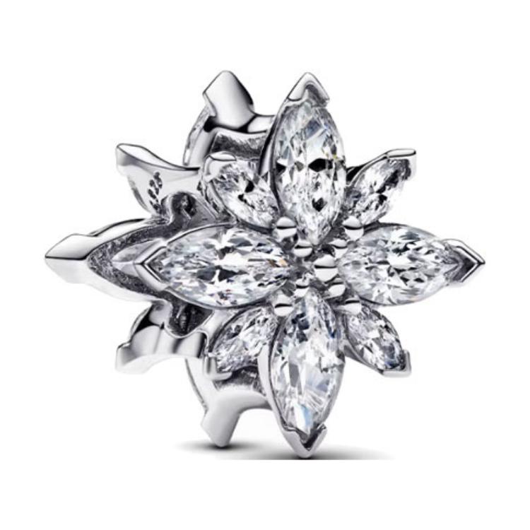 

Pandora Half Claw Set Olive Spotlight 925 Silver Pendant Women pendant 793591C01 Box