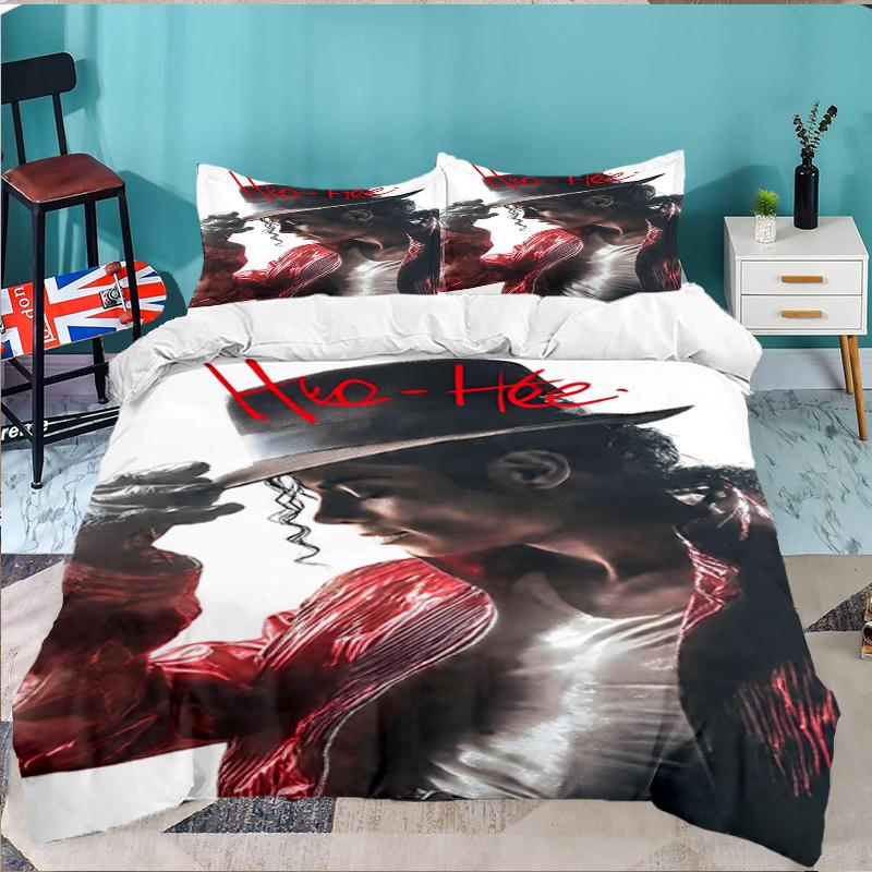 Jackson's Thriller 3PCS Bedding set,Ideal for 1pc Duvet Cover And 2pcs Pillowcases Perfect for Fan gift,Ideal for Bedroom, Dormitory