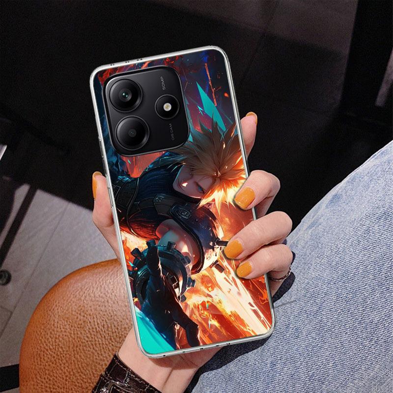 Final Fantasy FF VII Phone Case For Xiaomi Redmi Note 15 14 13 12S 12 11 Pro Plus 14S 11S 11E 10 10S 11T 5G Personalized Cover R