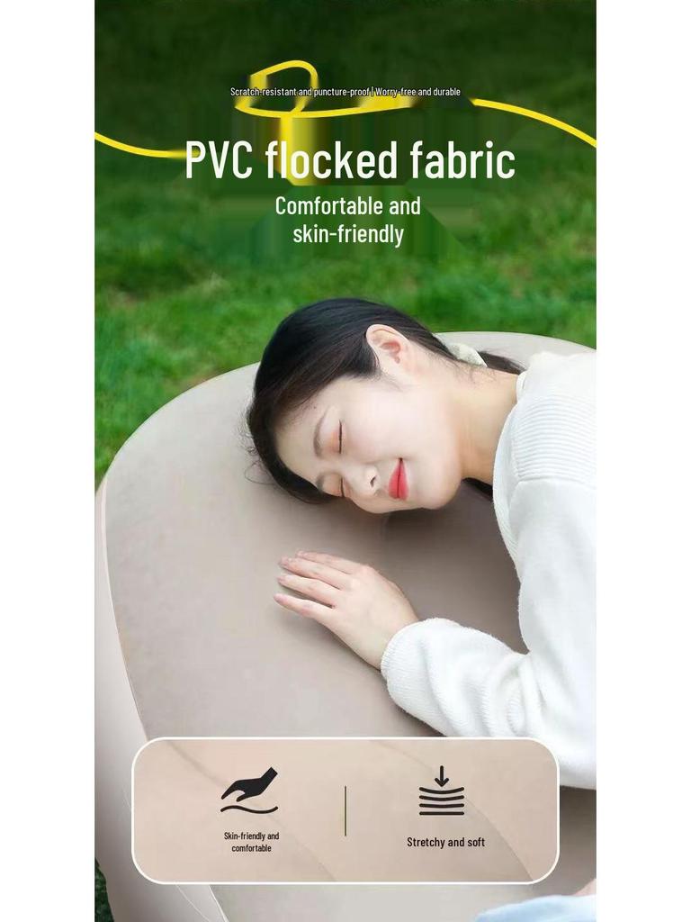 Automatic Inflatable Camping Sofa Bed with One-Button Inflation