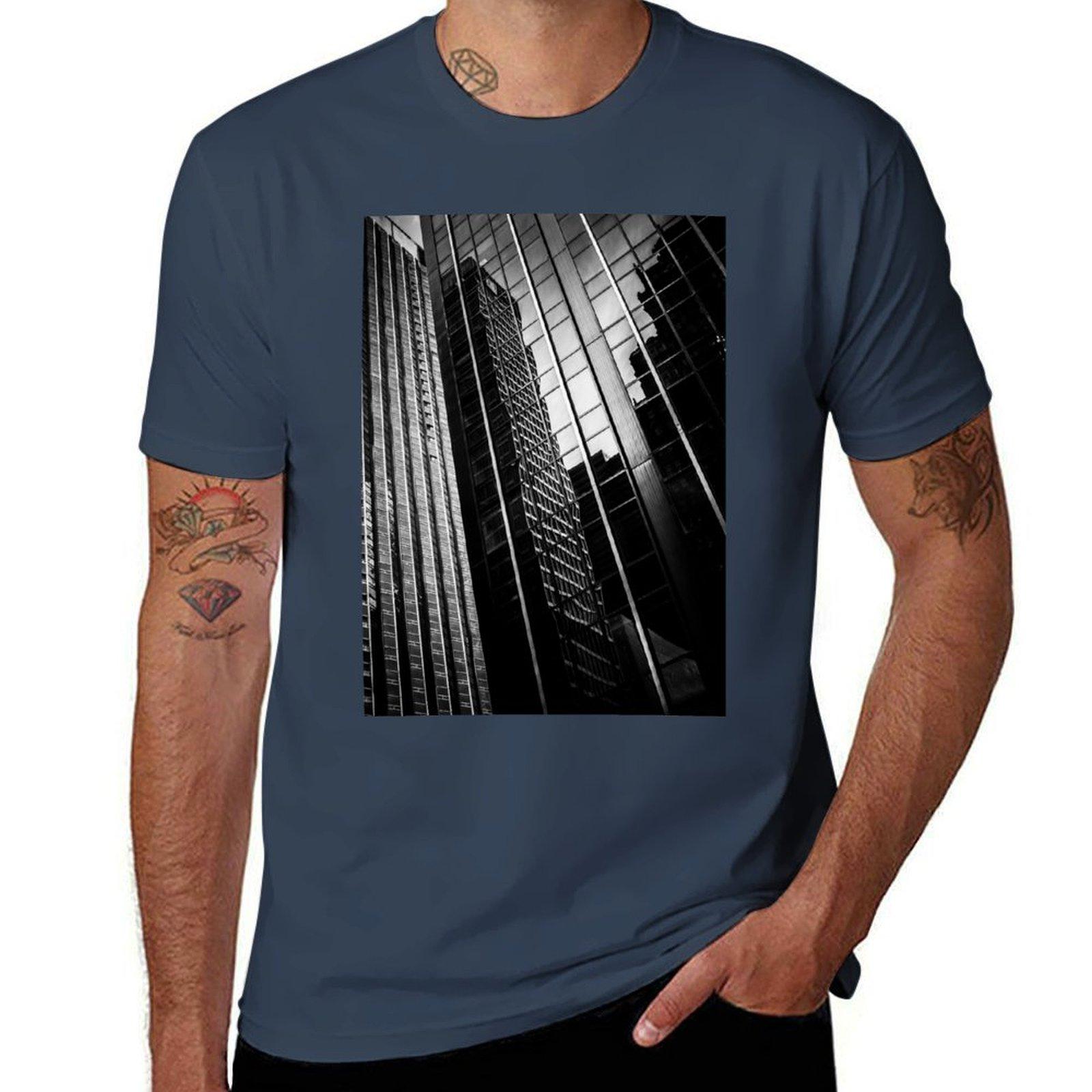 Dark Towers Tshirt Simple Line Art Print Tee S
