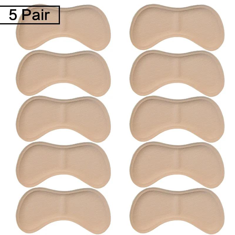 2/5/10 Pairs Women's Shoes Insoles High Heels Adjust Size Adhesive Heel Pads Protectors Patches Pain Relief Foot Care Pads