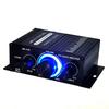 Mini Stereo Amplifier Dc12V Dual Channel Hi-Fi Audio Player Support Cell Phone DVD Input for Car Home