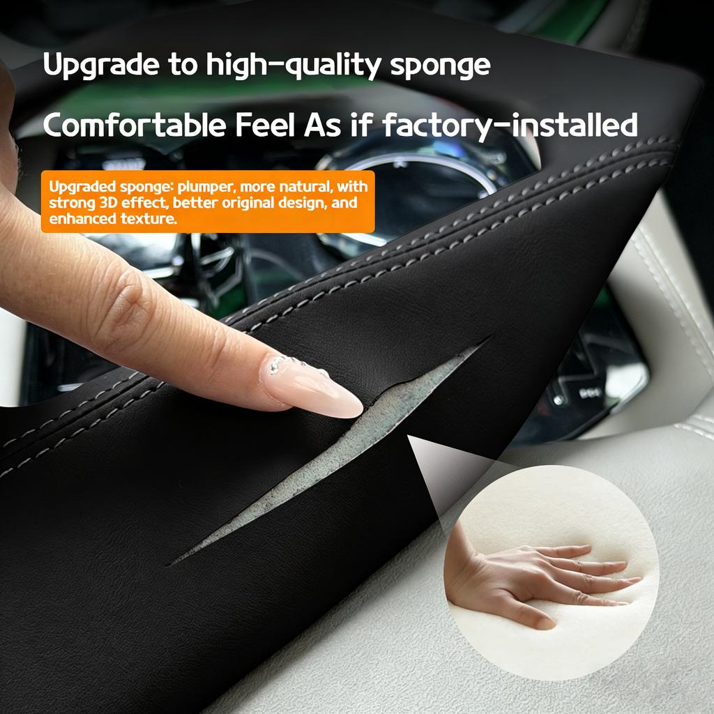 For BMW X3 G45 2025 The central control gear panel gear position stitching is covered with a sponge to protect the car interior