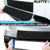 KLETTEX 2x Kennzeichenhalter Rahmenlos Nummernschildhalter selbstklebend KFZ