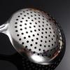 Thickened Stainless Steel Colander Filter Spoon Multifunctional Oval Oil Skimmer Scoop Long Handle Ramen Scoop Kitchen Utensils