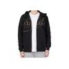 Nike Logo Embroidered Print Hooded Jacket Men Outerwear Black DX0536-010