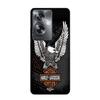 Phone Case - MANIACASE - Oppo A79 5G - TPU Silicone - Black - Eagle Logo - Harley-Davidson Style