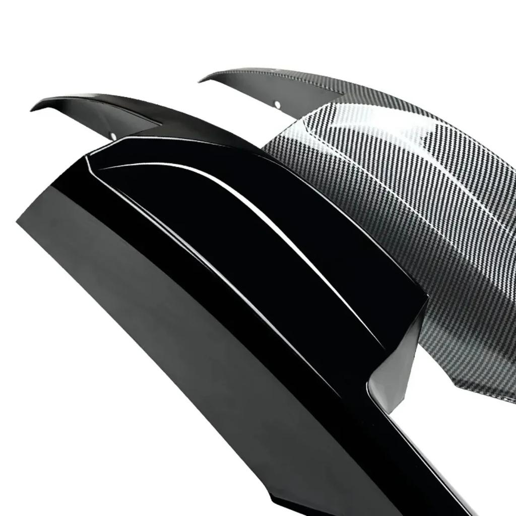 Pair Front Bumper Side Spoiler Cover Flaps Cupwings Aprons For BMW 5 Series F10 M5 Sedan Only 2011-2017 Lower Protector Splitter