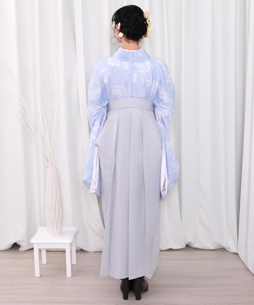 Hakama Two Shaku Sleeve Plain Graduation 4 Piece Set Hakama Lower Gorgeous Shimotsuki Peony Hakama [KYOETSU] Set, Kimono, Hakama, Ceremony, (Kimono,