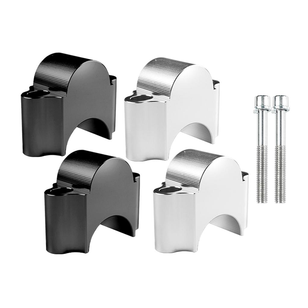 22mm 25mm Motorcycle Handlebar Risers, 2Pcs Universal Handlebar Clamp Stable Durable 25mm/28mm Handlebar Risers