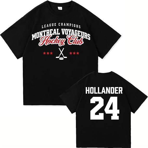 

24 Hollander T Shirt Fashion UnisexWomen TV Heated Rivalry Ilya Rozanov 81 TShirt Tees Retro Print Short Sleeve Loose S
