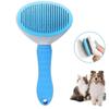 Cepillo para perros y gatos, cepillo autolimpiante para quitar el pelo de mascotas, herramientas de aseo para perros y gatos, peine desmatador para mascotas, accesorios para perros