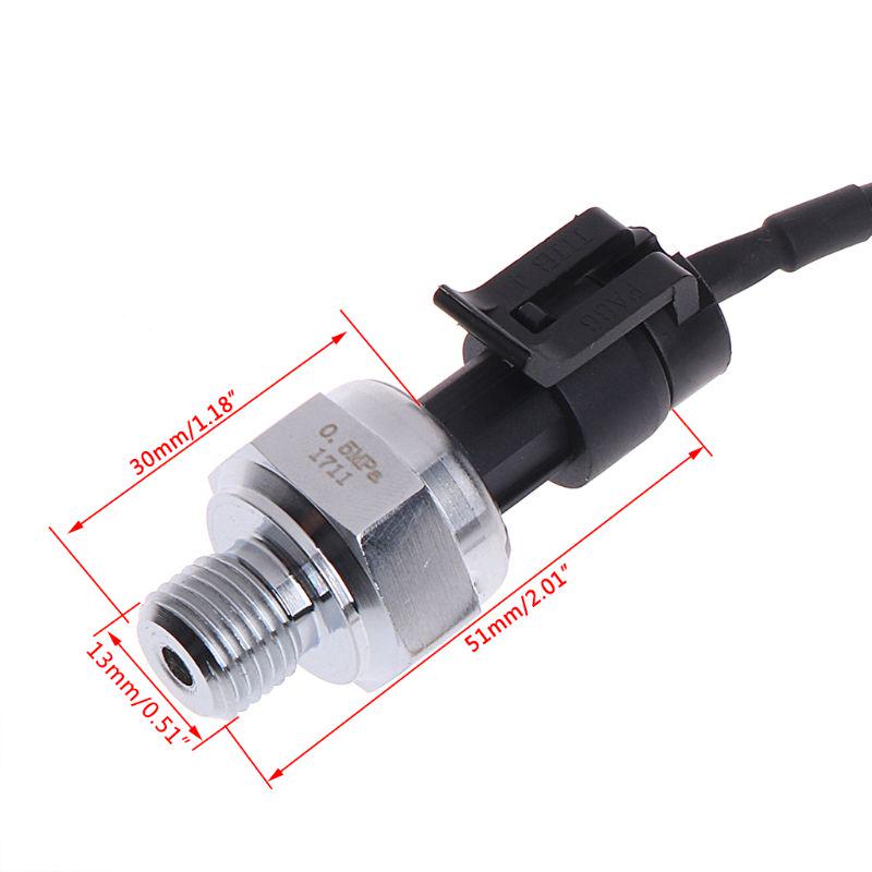 Gas Tank and Diesel Tank to detect Oil Fuel NPT1/4 Pressure Transmitter,3 cores Pressure Transducer,5V Pressure Transmitter Pressure Transducer Sensor,Used in Oil Tank 0-0.5MPA Gas Tank and Diesel Tank to detect Oil Fuel NPT1/4 Pressure Transmitter,3 cores Pressure Transducer,5V Pressure Transmitter Pressure Transducer Sensor,Used in Oil Tank 0-0.5MPA