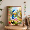 Disney Donald Duck Fairy Garden Digital Oil Painting Art Kit Handmade Coloring Painting Home Decor