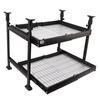 2 Tier Sliding Pull Out Drawer Organizer Carbon Steel Pull Out Cabinet Drawer Organizer for Kitchen