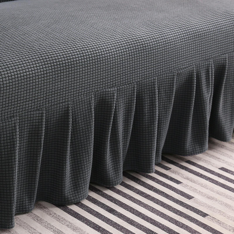 Armless Folding Sofa Bed Cover Stretch Slipcovers 3 Seater Without Armrest Sofa Covers for Living Room Universal Couch Cover