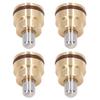 4 Pcs Excavator Control Valve Handle High Hardness Joystick Hydraulic Button Warhead Handle for