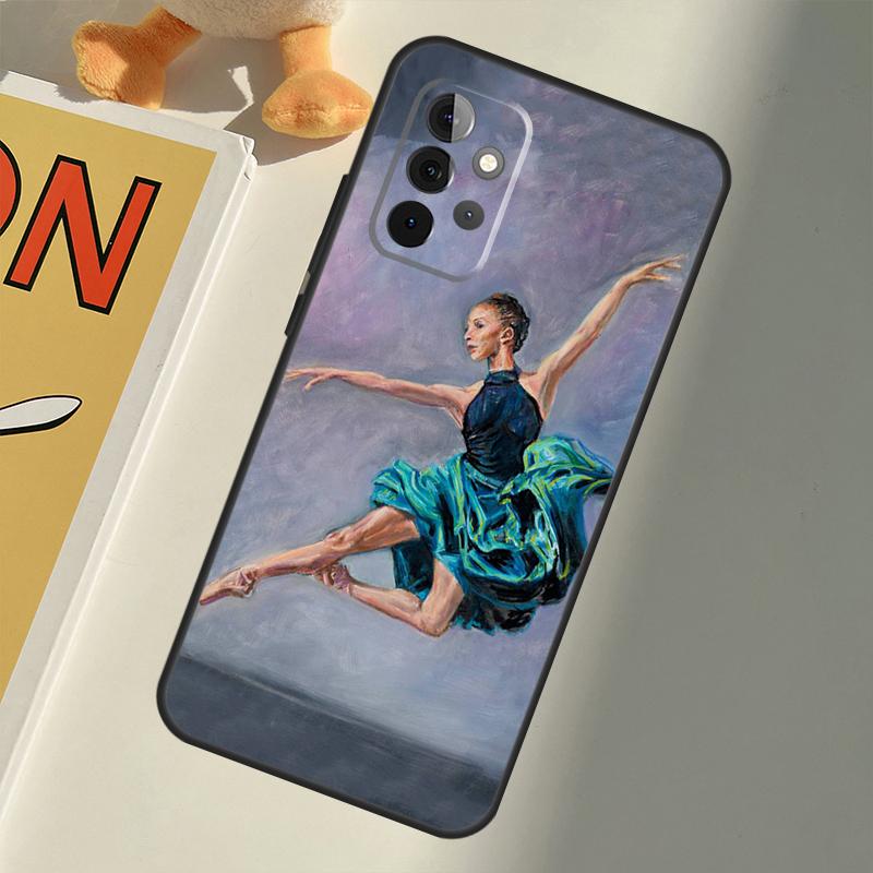 Gymnastics Oil Painting For Samsung Galaxy A06 A05 A36 A26 A16 A54 A34 A14 A22 A32 A52 A55 A35 A15 A53 A13 A56 Case