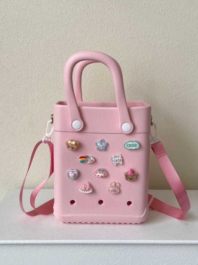 Women's 2024 EVA Portable Commuter Handbag - Small Square Storage Hole Bag