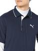 Golf Shirt GOLF Golf Stretch Smooth Kanoko Set Deep Navy [PUMA] Polo/Short Sleeve/627605 Men's