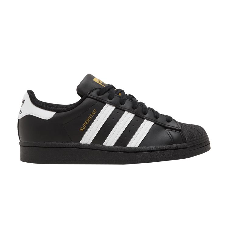 adidas Superstar Черный Основной Облачно-Белый Золотой (GS) 36