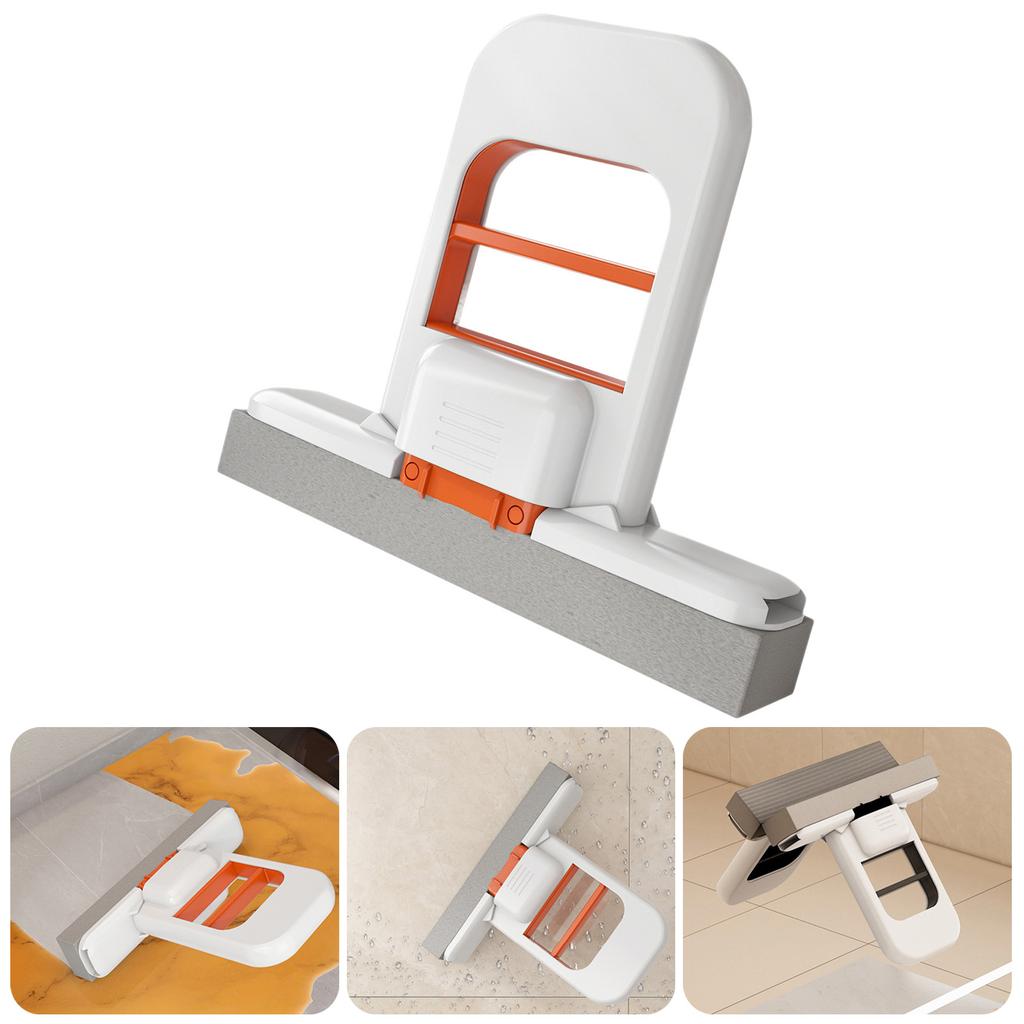 Compact Foldable Mini Desktop Mop For Quick Cleanup Absorbent PVA Sponge Safe On Glass And Mirror Handheld Cleaning Tool
