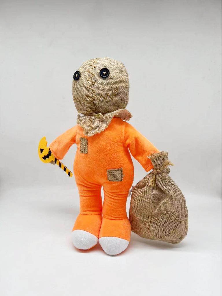 Trick 'r Treat Sam Plush Toy: Halloween Pumpkin Man Doll