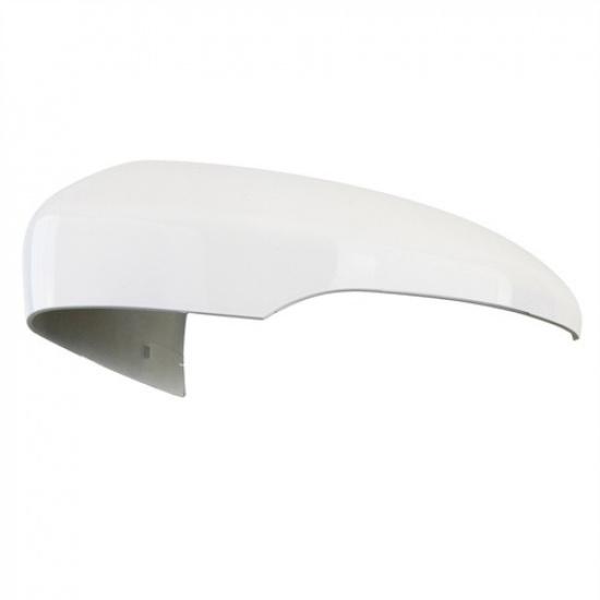 1x White Car Left Driver Side Mirror Cover Cap Replace For Ford Fusion 2013-