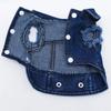 Spring Fashion Denim Dog Jacket, Classical Puppy Clothes for Small Dogs, Chihuahua Jeans, Personalized Pet Costume, 2026