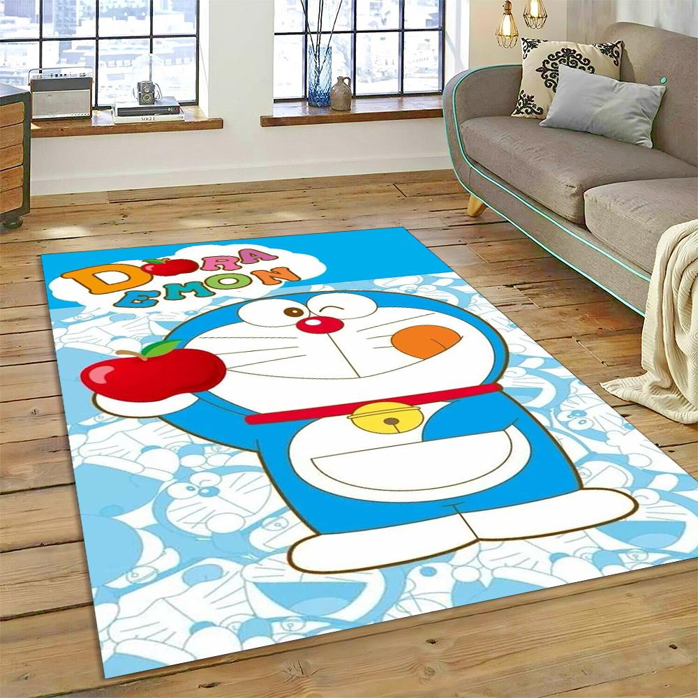 3D D-Doraemon Cartoon Dream Carpet Rug for Living Room Bedroom Home Sofa Decoration,Kids Play Non-slip Floor Mat