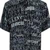 Balenciaga Shirts Men's Black Lapel Thin Other 556854TELF21269