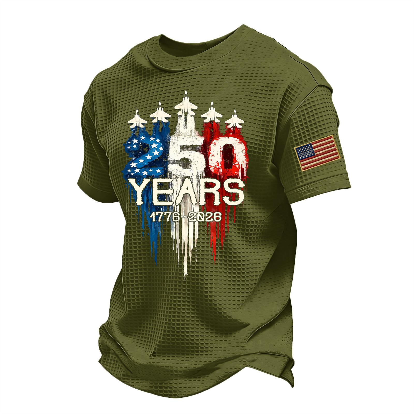 

Men s Casual Round Neck Lightweight Breathable Short-Sleeve Top L армия зеленый