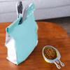 3-in-1 Collapsible Pet Scoop Measuring Cups Bag Sealing Clip Portable Dog Cat Food Spoon for Travel Feeding