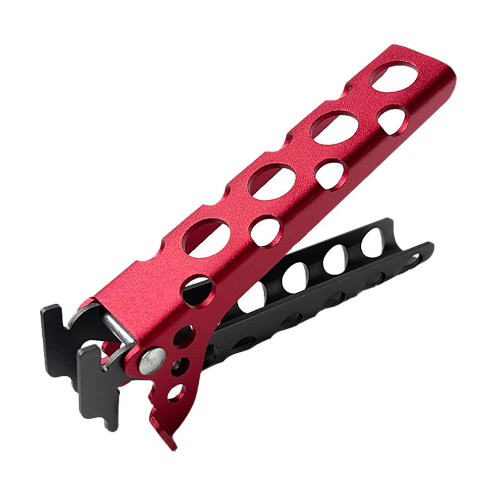 Anti-Scald Pot Pan Bowl Gripper Multi-Function Pot Handle Holder Clip Aluminum Alloy Non-Slip Pot Tongs for Outdoor Camping