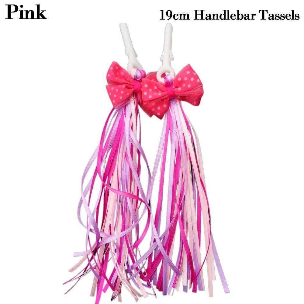 Outdoor Streamers Tassel Bike Bicycle Decoration Tricycle Handlebar Tassels Bicycle Basket