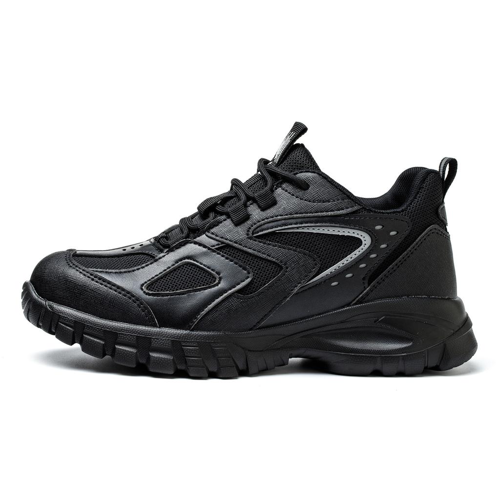 Labor Insurance Shoes Anti-smashing and Anti-piercing Safety Shoes Lightweight and Comfortable Breathable with Reflective Strips Work Shoes