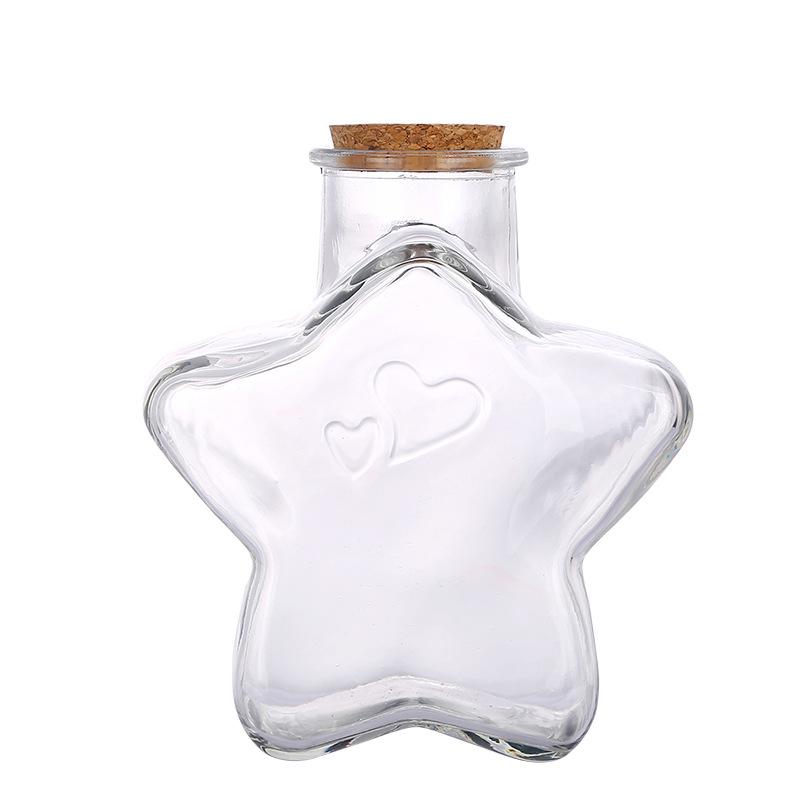 Luminous Starry Sky Glass Wish Bottle with Cork - Creative Gift for Birthdays or Women's Day