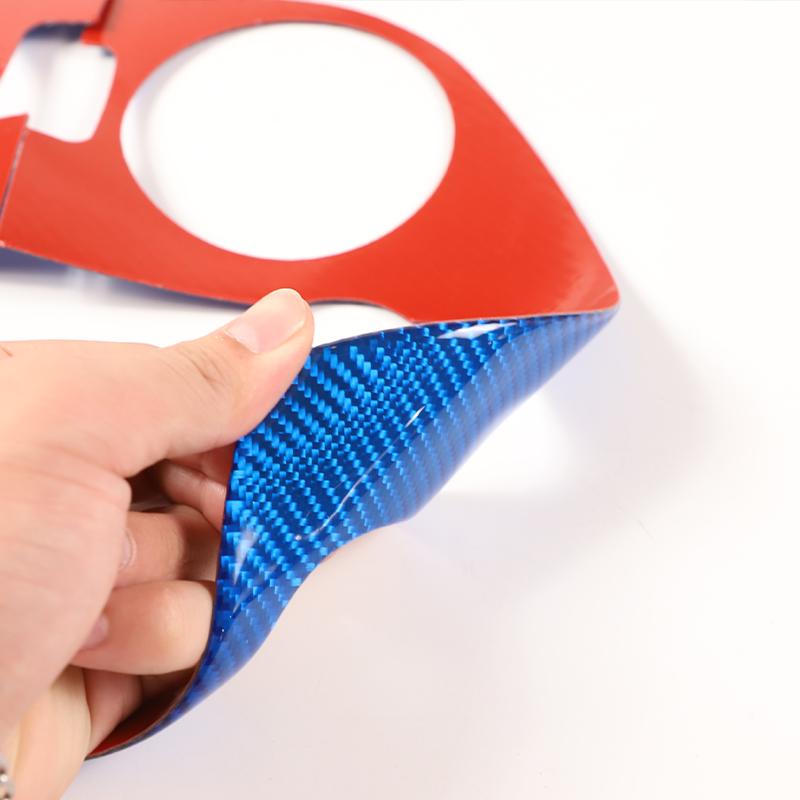 Carbon Fiber Car Inner Central Control Panel Trim Outlet CD Air Conditioning Cover Sticker For Mitsubishi Eclipse