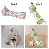 Cat Play Tunnel, Tubular Tent with Ball, Expandable Hideout, Foldable for Ferrets,