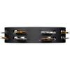 MEINL Percussion Compact Wood Tambourine, Solid Brass, Jingles, 2-Row, CTA2B-BK