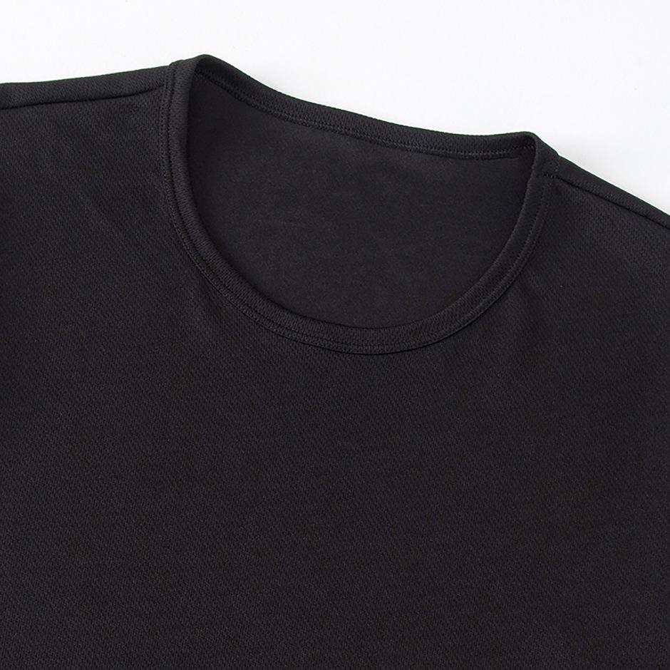 Men's Quick-Dry Solid Color Short-Sleeve T-Shirt for Running, Hiking, and Casual Wear