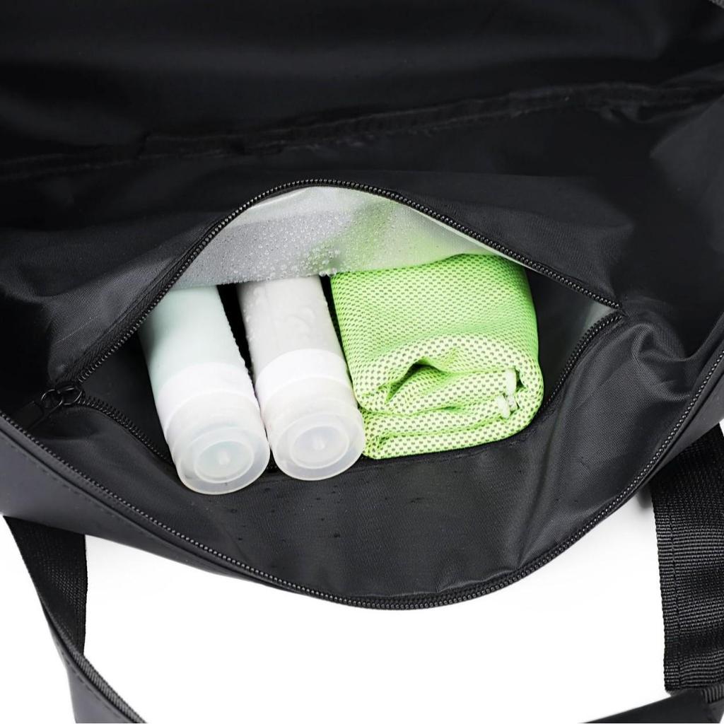 Unisex Large Capacity Fitness Bag with Wet-Dry Separation for Sports and Travel
