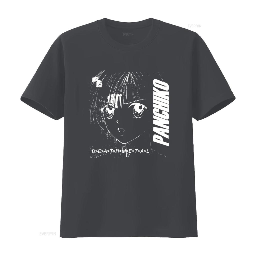 New Panchiko Death Metal Album Reprint Black T Shirt Stylish and Edgy Design for Fans vintage Washed Unisex Slightly Casual