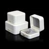 PU Leather Jewelry Gift Box Flannel Lining Ring Case Jewelry Packaging Box  Valentine's Day