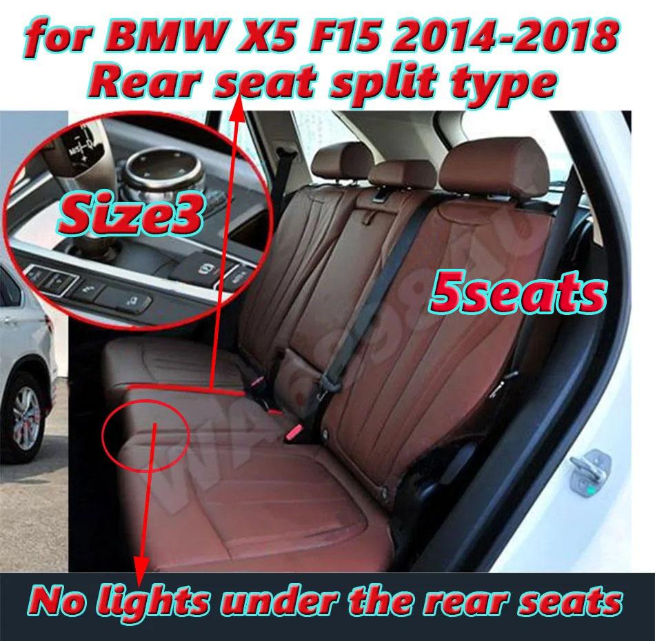 RHD Custom Car Floor Mat for BMW X5 E70 F15 5seats 2006-2018 Leather Carpet Auto Interior Accessories Protective Pa