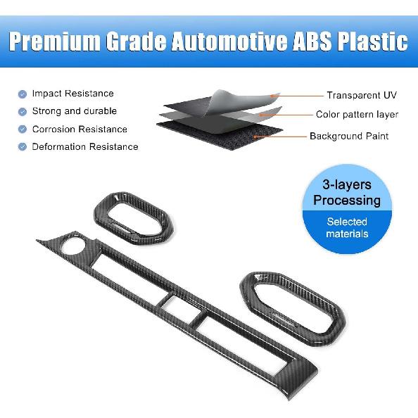 Center Console Air Outlet Frame Trim for Honda Pilot 2023 2024 2025/ Honda Passport 2026 Accessories, ABS Center Console & Dashboard Side Air Vent