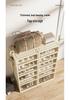 Foldable No-Assembly Shoe Cabinet: Magnetic, Transparent, Dustproof, Large Capacity, Thickened Design for Home Use.