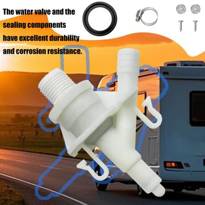 Multifunktionales Campingtoilette Reparaturset Inklusive Wasserhähnen Filtern und Spülmanschette Praktisch für Serie 300