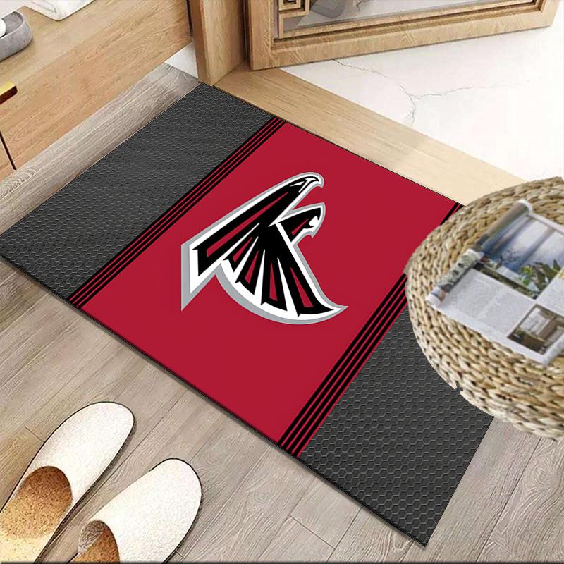 Falcons Logo Carpet, Kitchen Rugs, Yoga Mat, Non-Slip Mats, Rug for Bathroom, Living Room Bedroom, Camping Rugs Christmas Gift